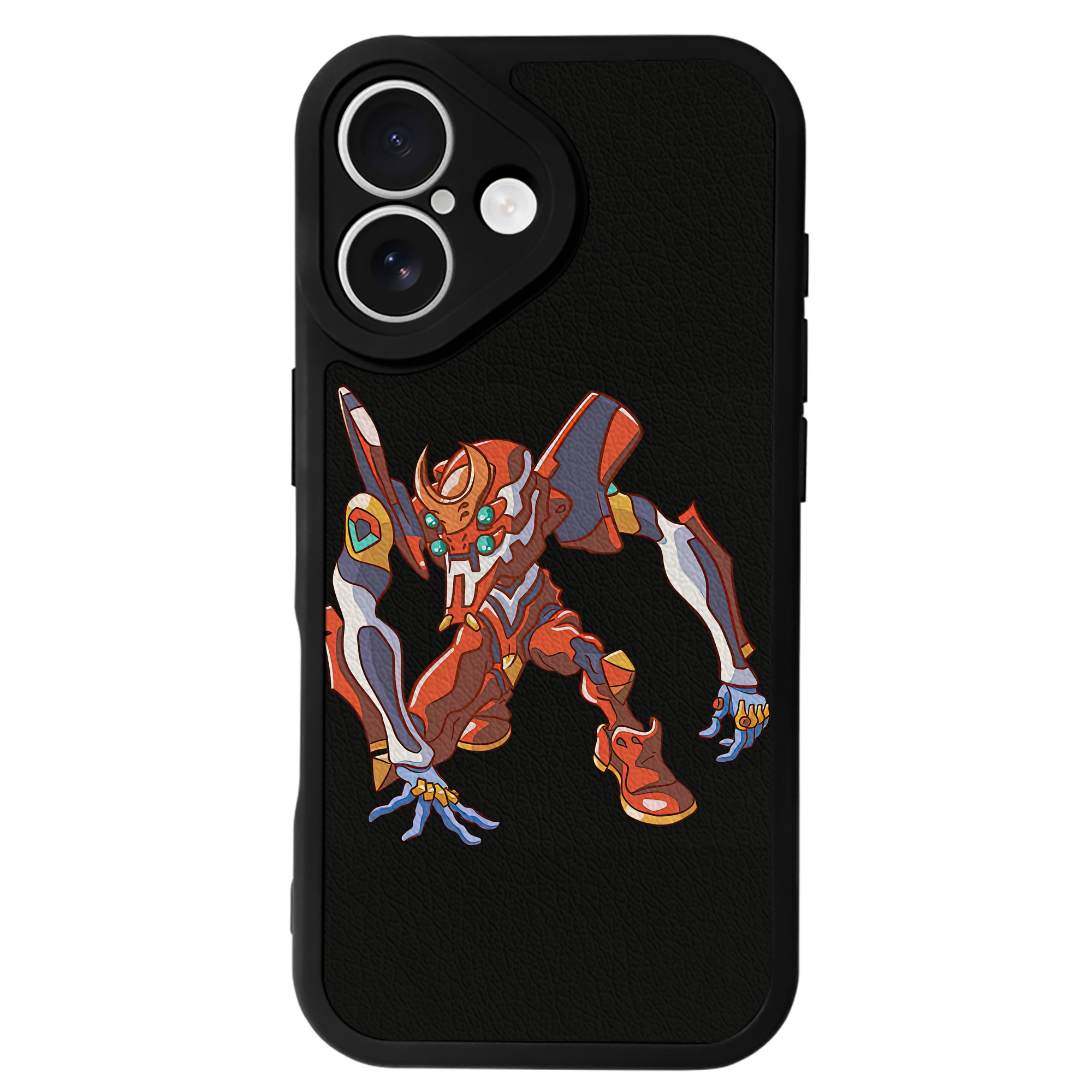 （画像用） EVA 新世紀エヴァンゲリオン 【iPhone 16シリーズ対応】シリコンスマホケース（レザー調） 材質：シリコン